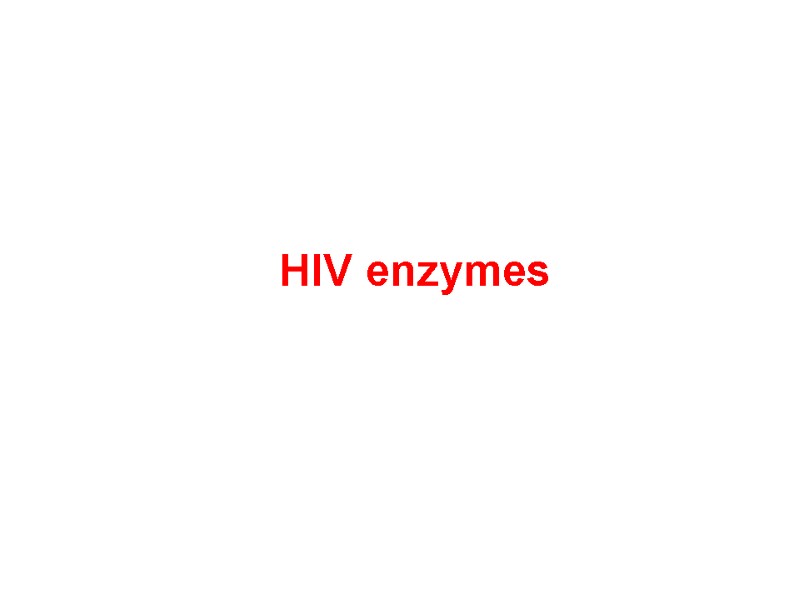 HIV enzymes